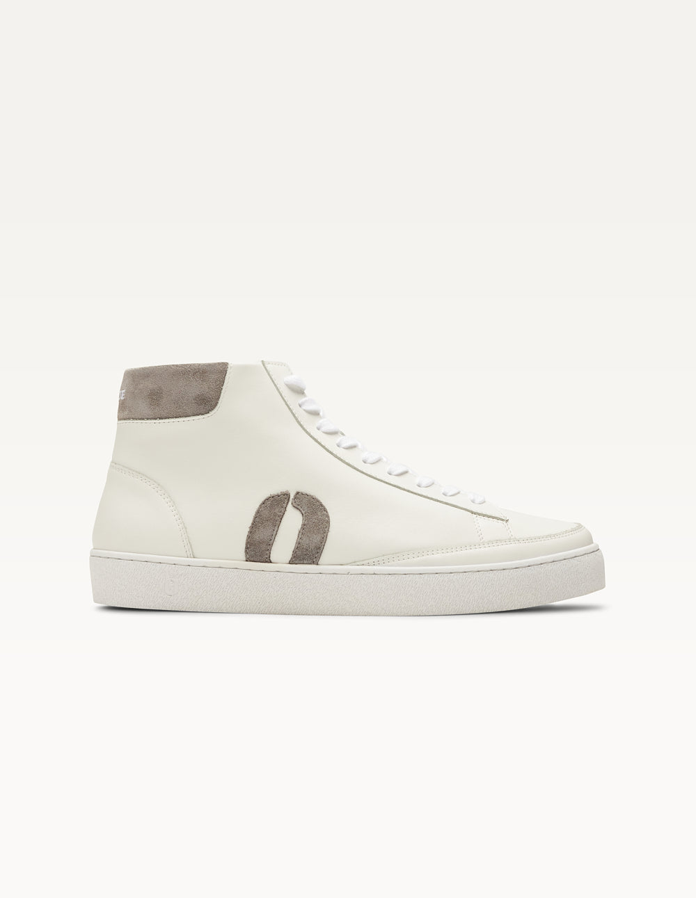 Baskets montantes Alexis - Blanc gris clair