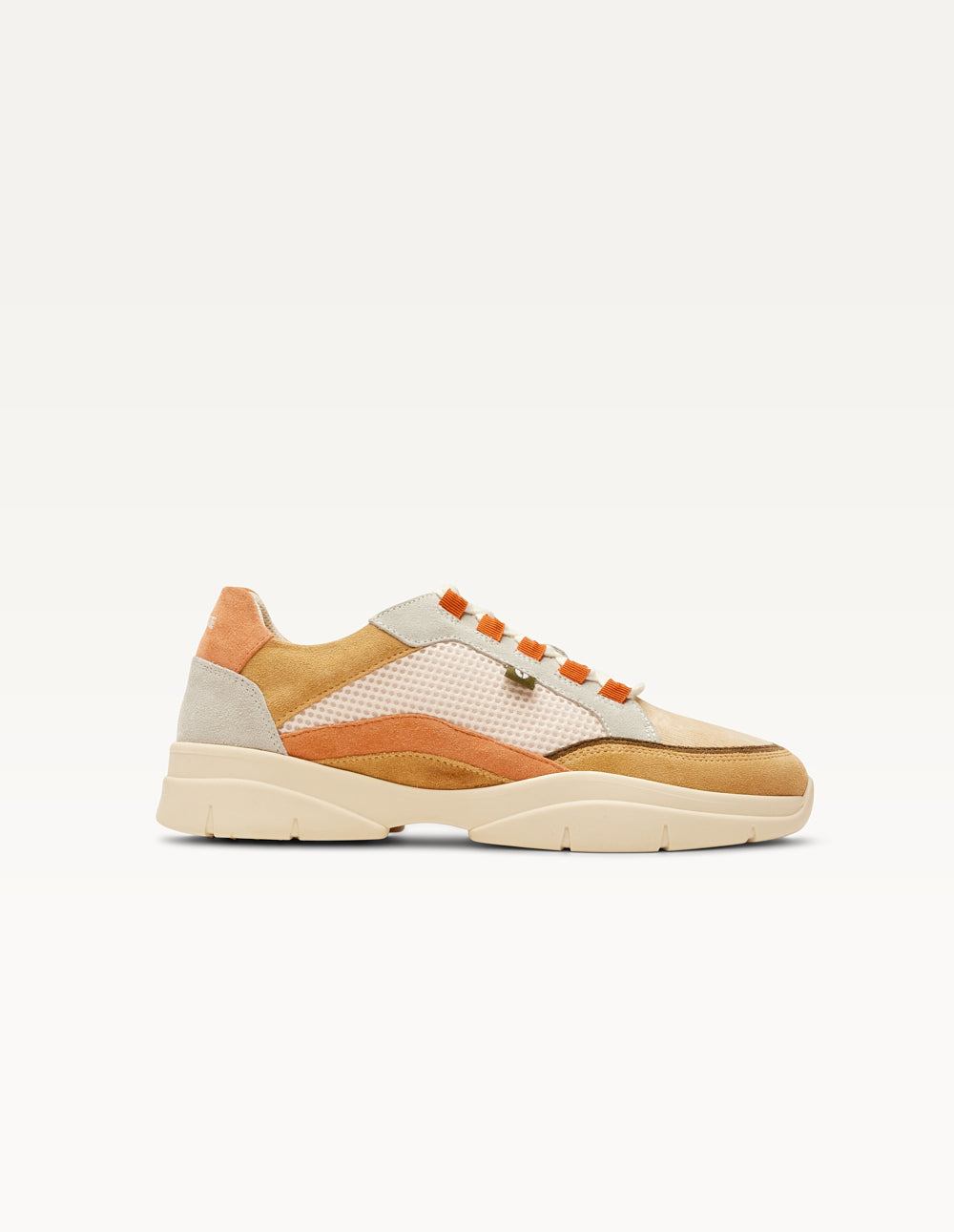 Baskets basses Laura - Beige crème gris clair