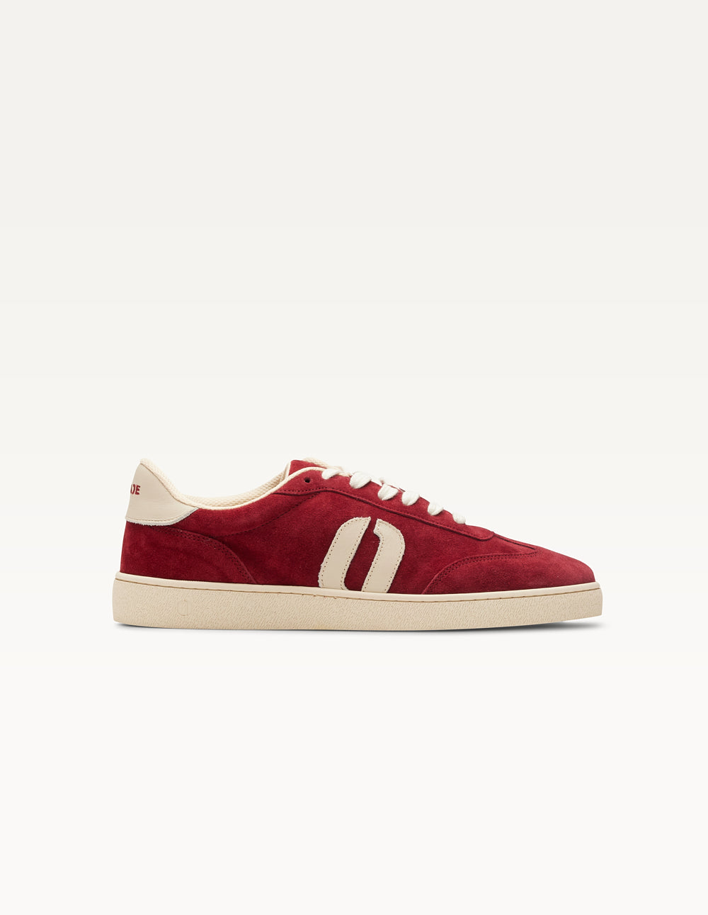 Low-top sneakers Lucia Burgundy ecru1