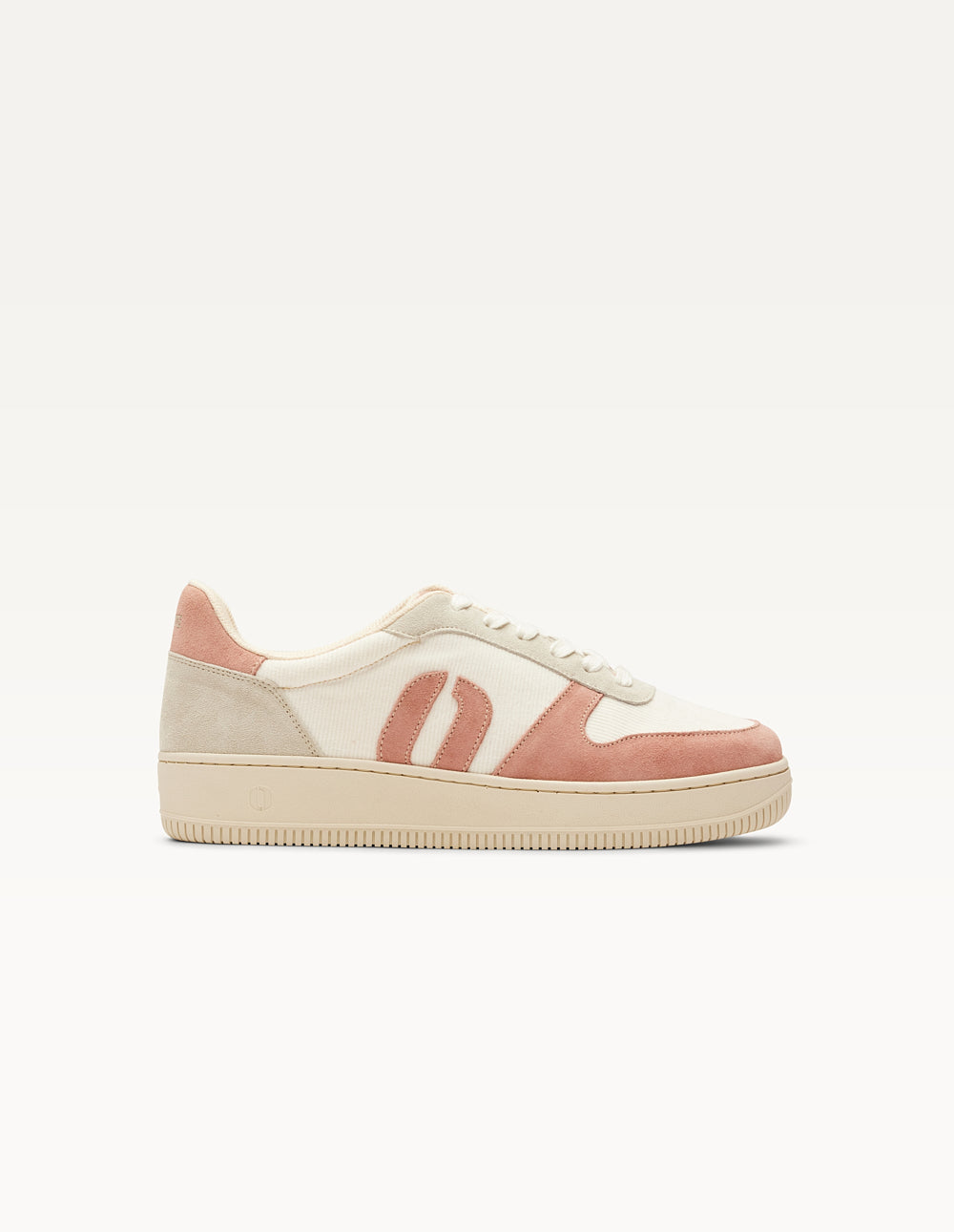 Baskets basses Marilou - Rose clair blanc gris clair