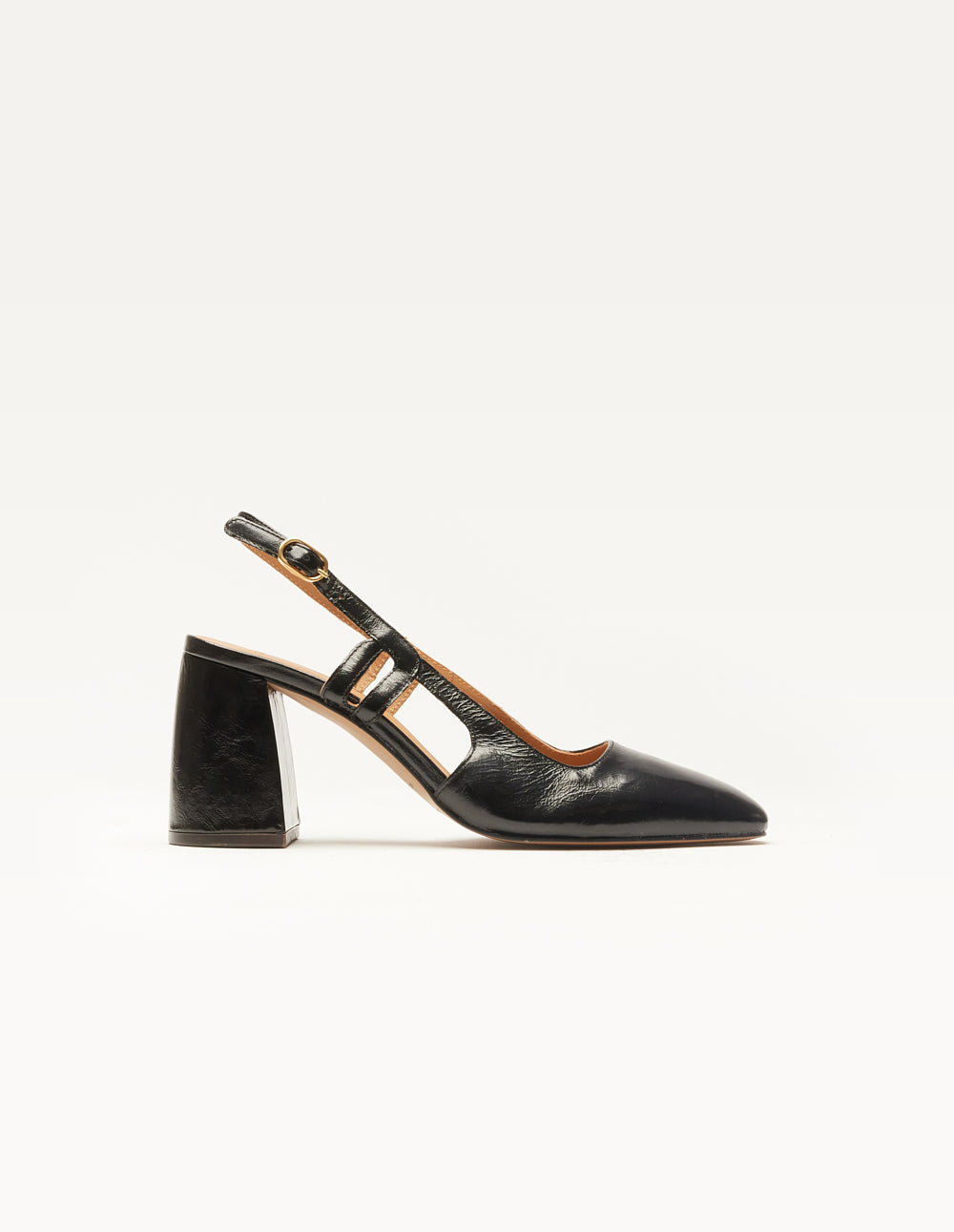 Pumps Marcie Black pleated leather