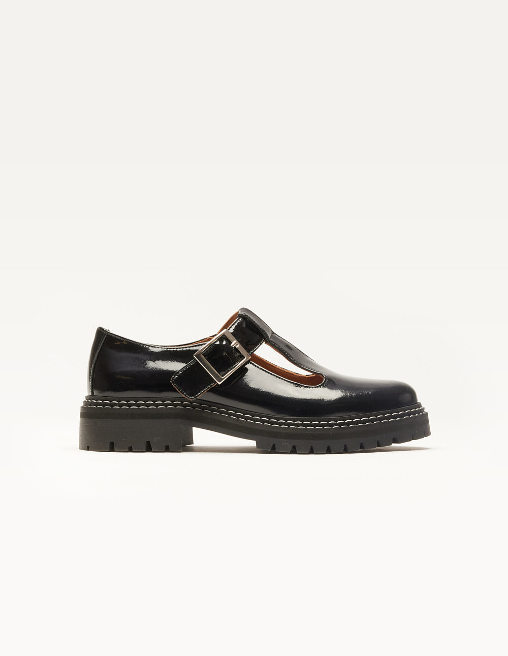 Derbies noires vernies clearance