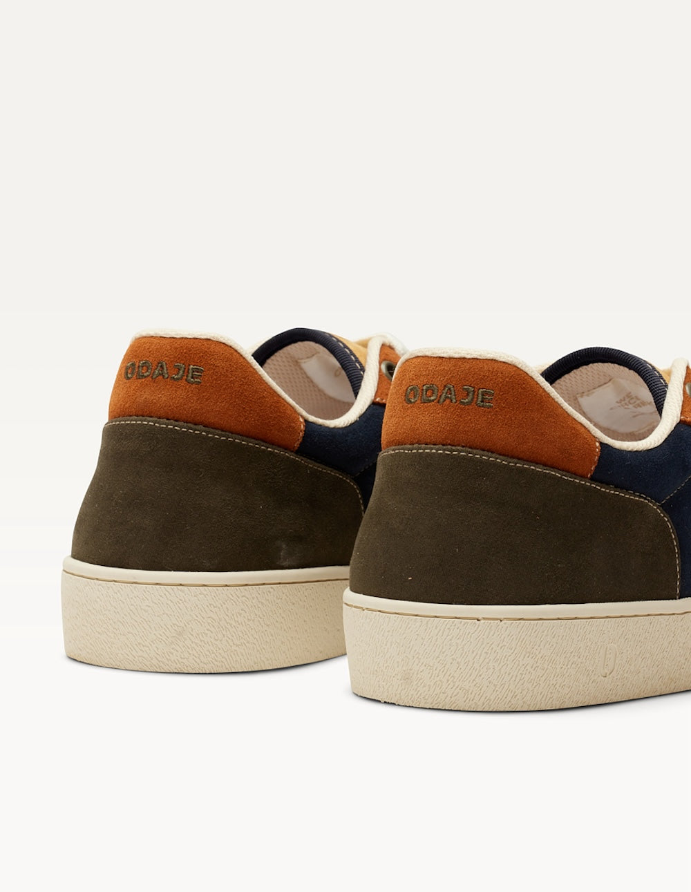 Baskets basses Arthur - Kaki beige noisette