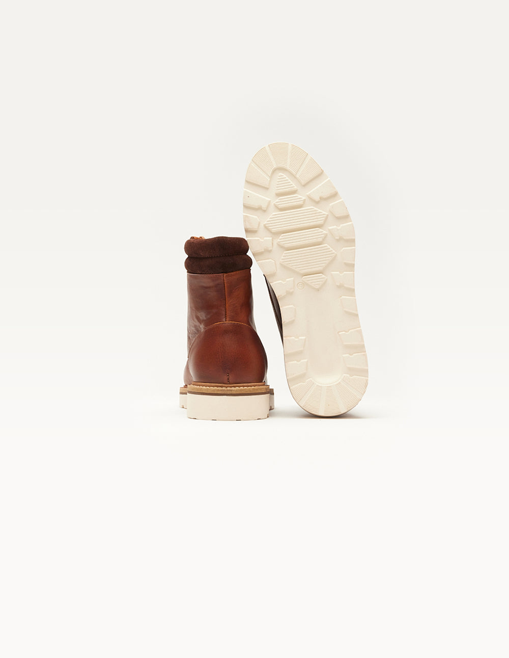 Bottines Bastien - Cuir pull-up terracotta
