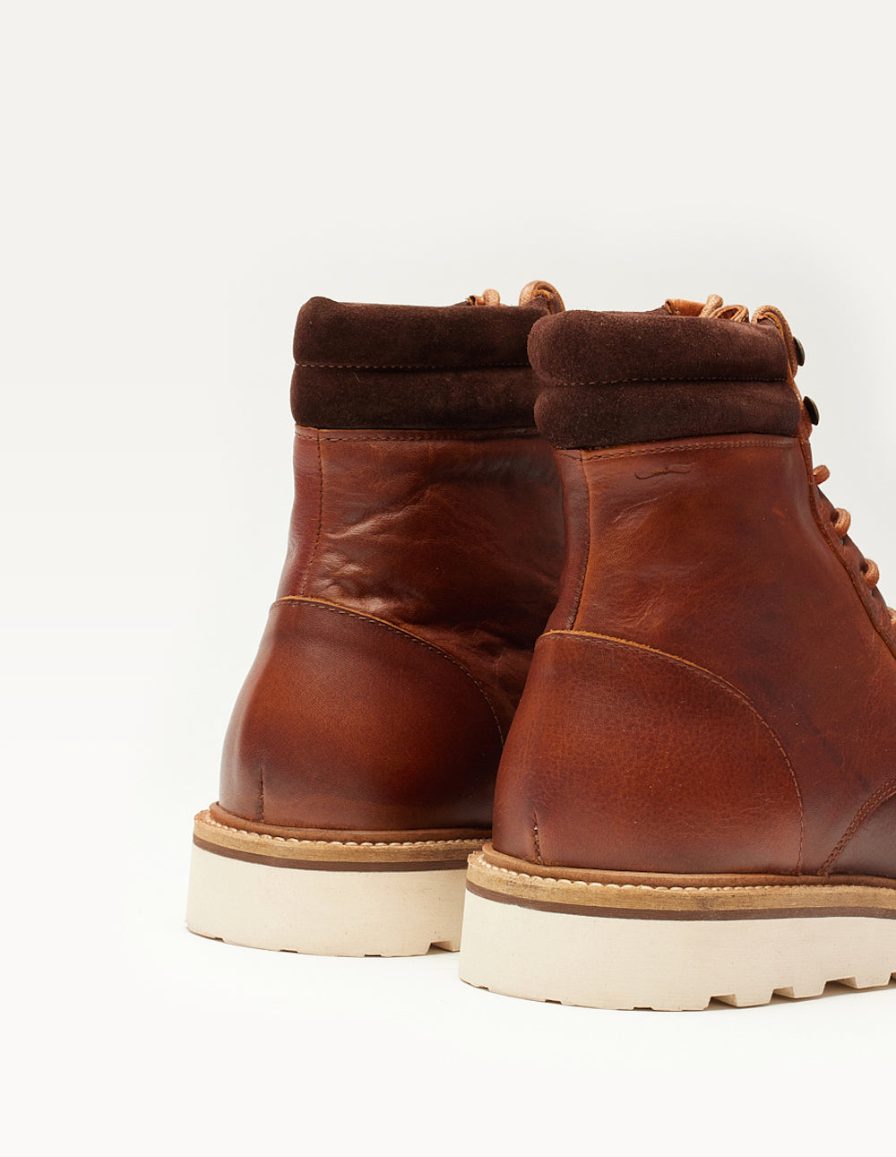 Bottines Bastien - Cuir pull-up terracotta