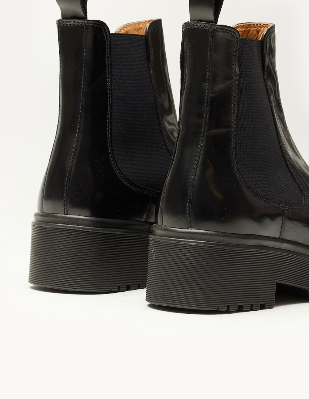 Bottines Flora - Cuir box noir