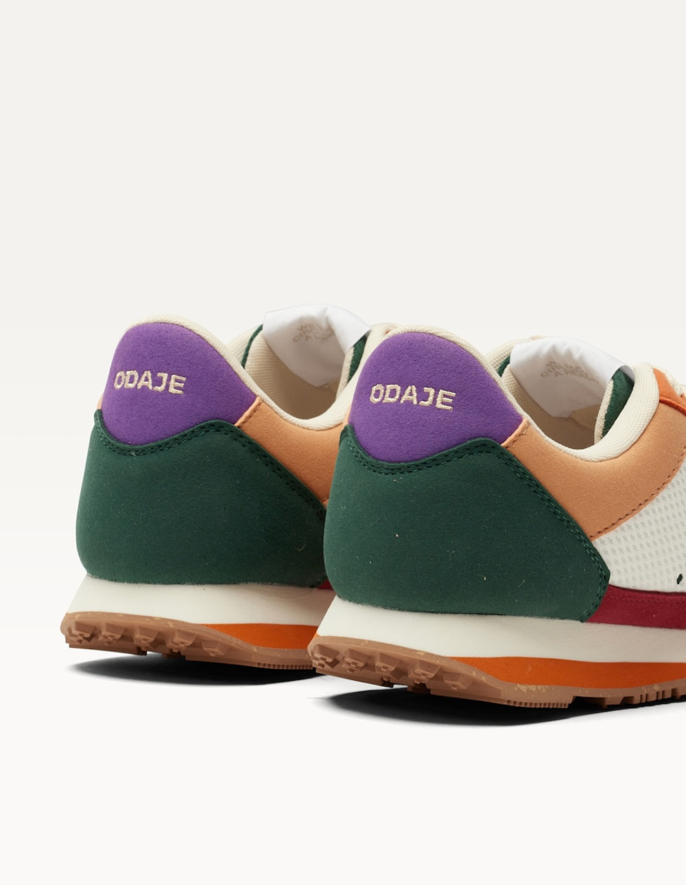 Baskets basses Gabrielle - Moutarde pêche orange