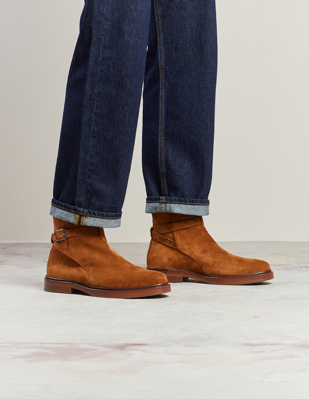 Bottines Gaetan - Suède marron