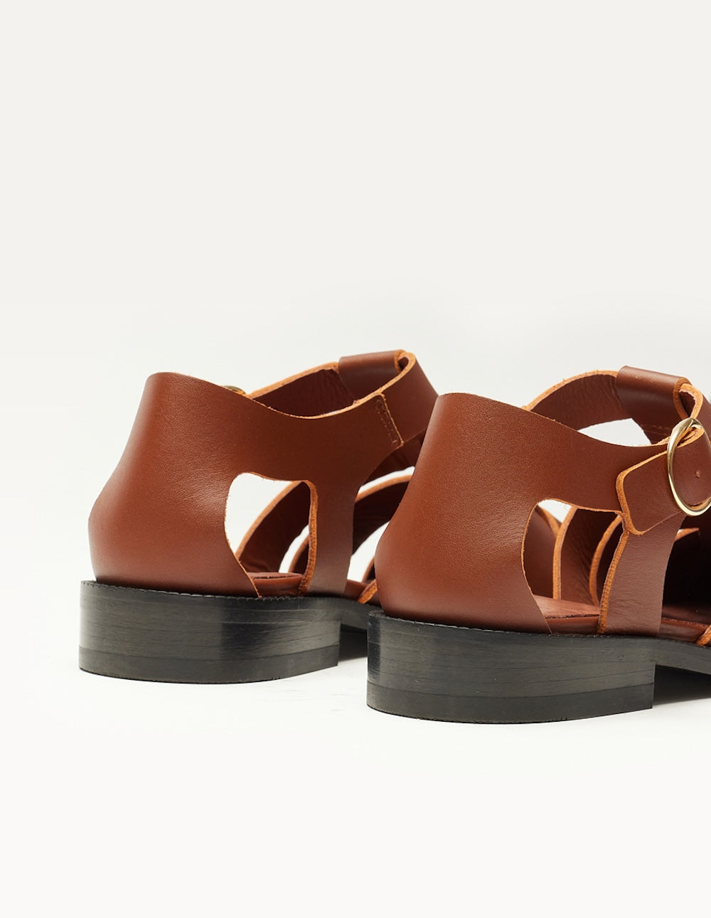 Sandales Inès - Cuir marron