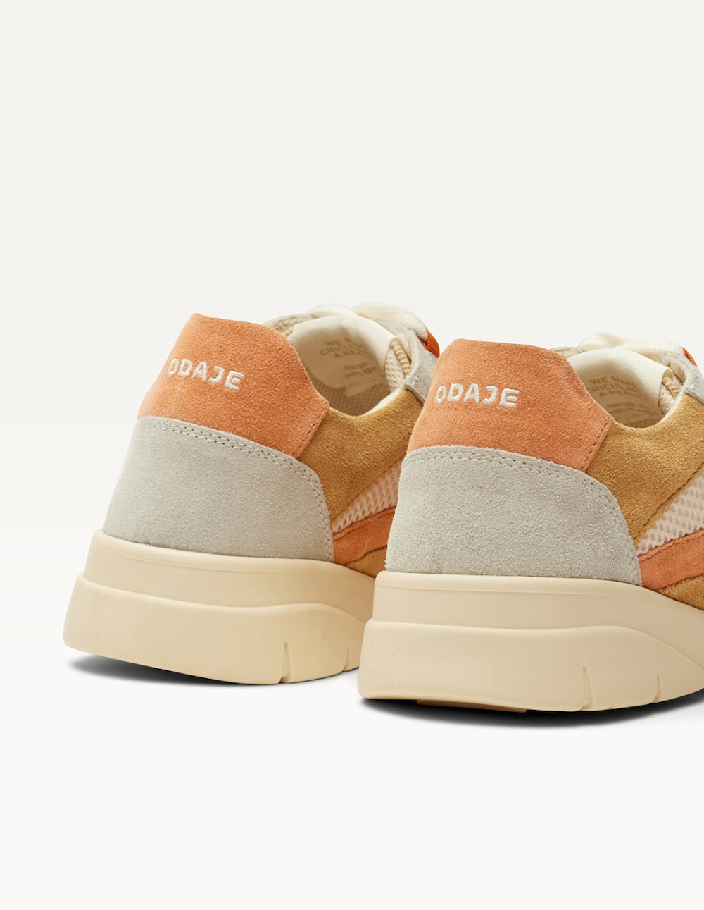 Baskets basses Laura - Beige crème gris clair