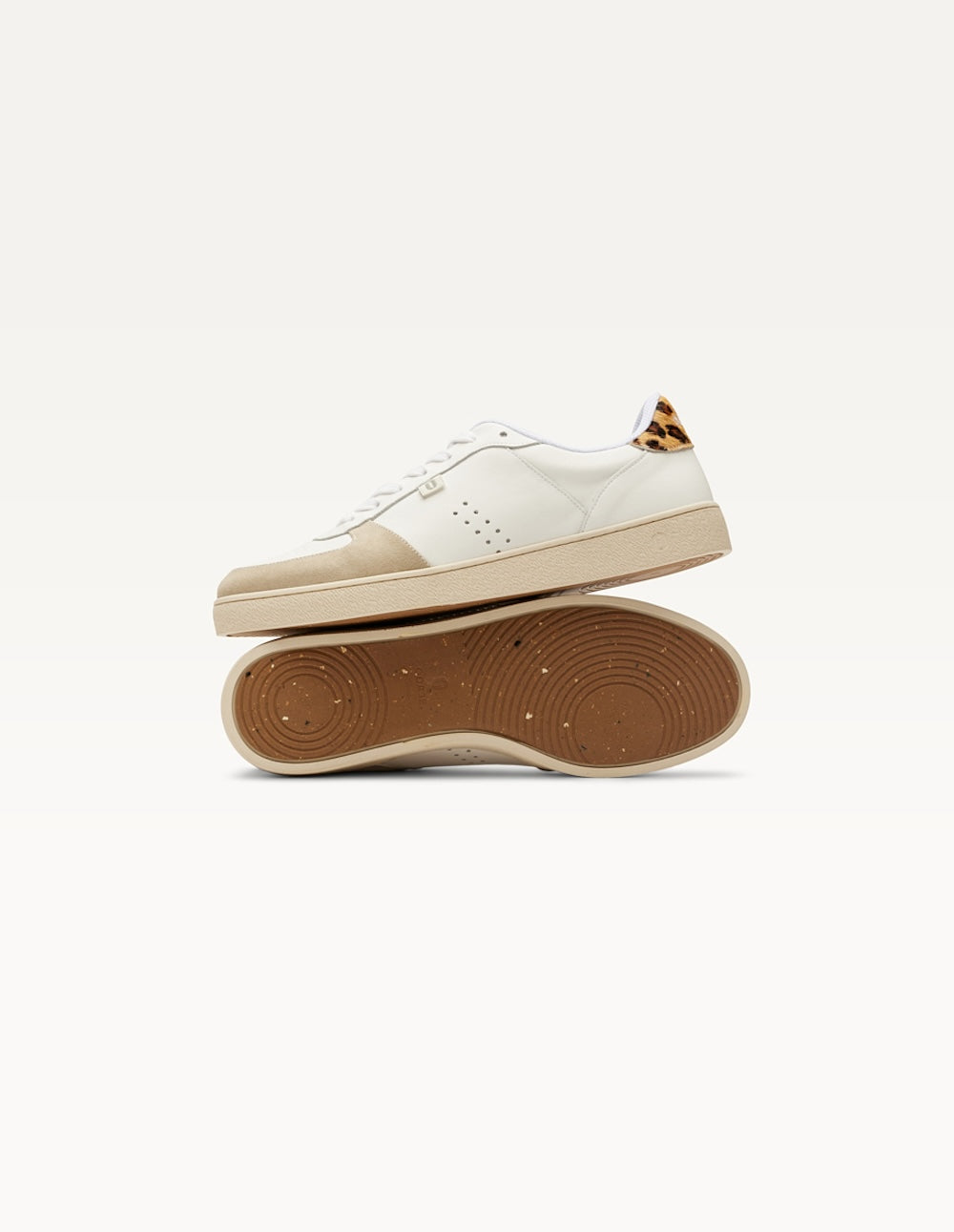 Baskets basses Marie - Gris clair blanc pony