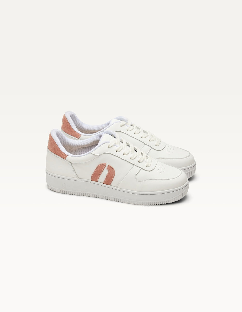 Baskets basses Marilou - Blanc rose clair