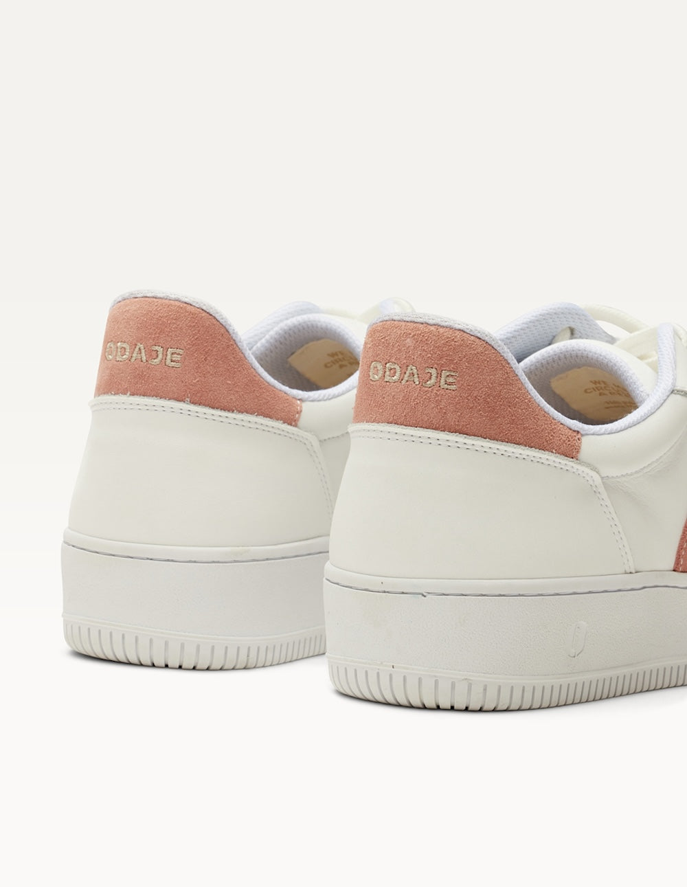 Baskets basses Marilou - Blanc rose clair