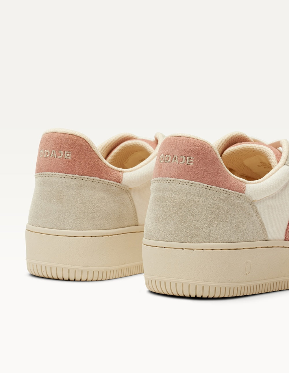 Baskets basses Marilou - Rose clair blanc gris clair