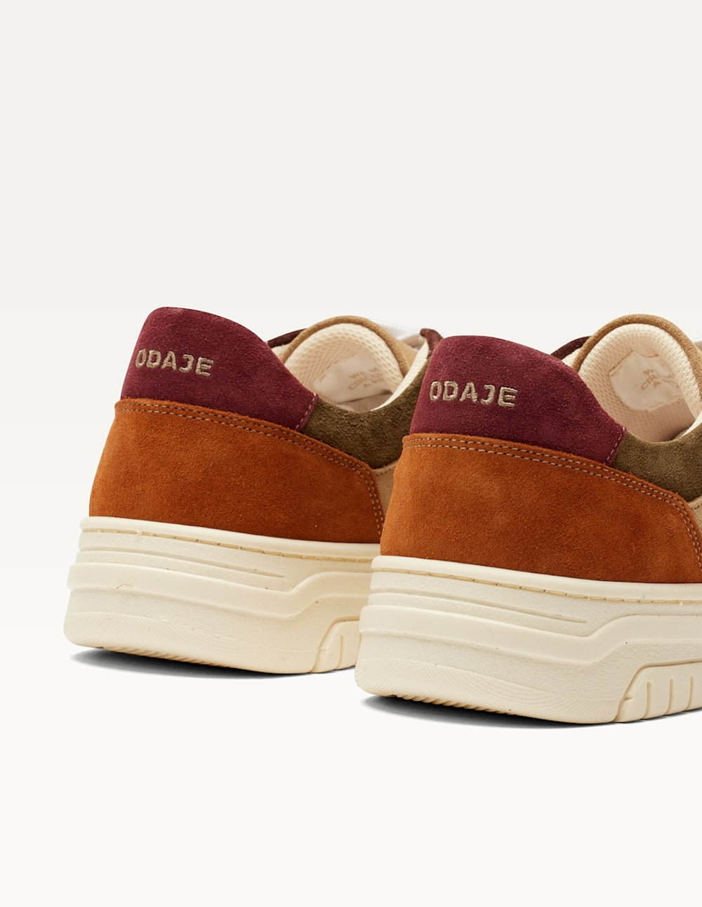 Baskets basses Nino - Ambre kaki beige