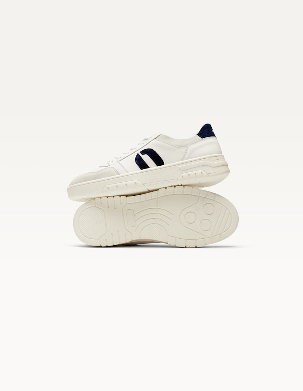 Baskets basses Nino - Blanc marine