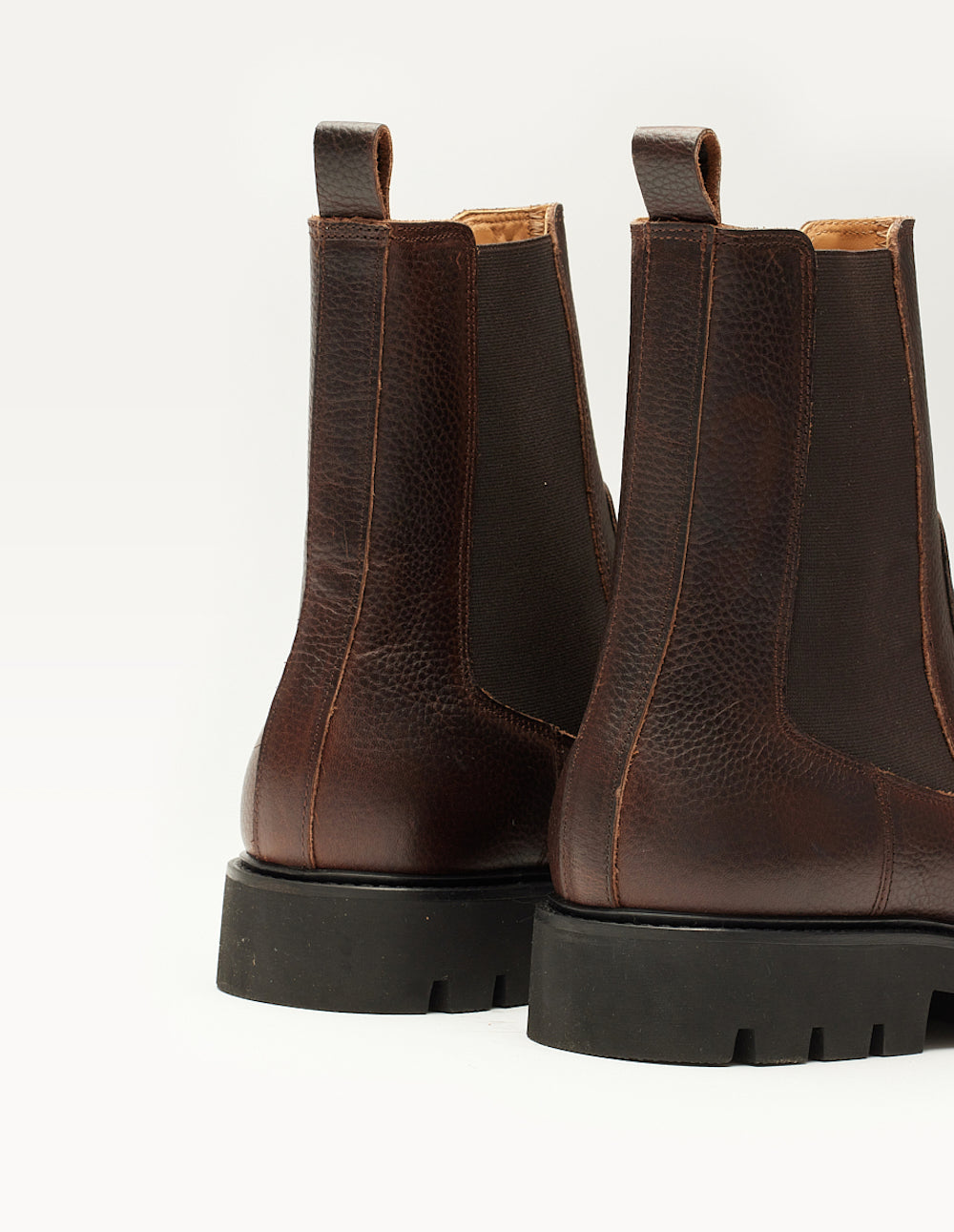 Bottines Raoul - Cuir pull up grainé marron