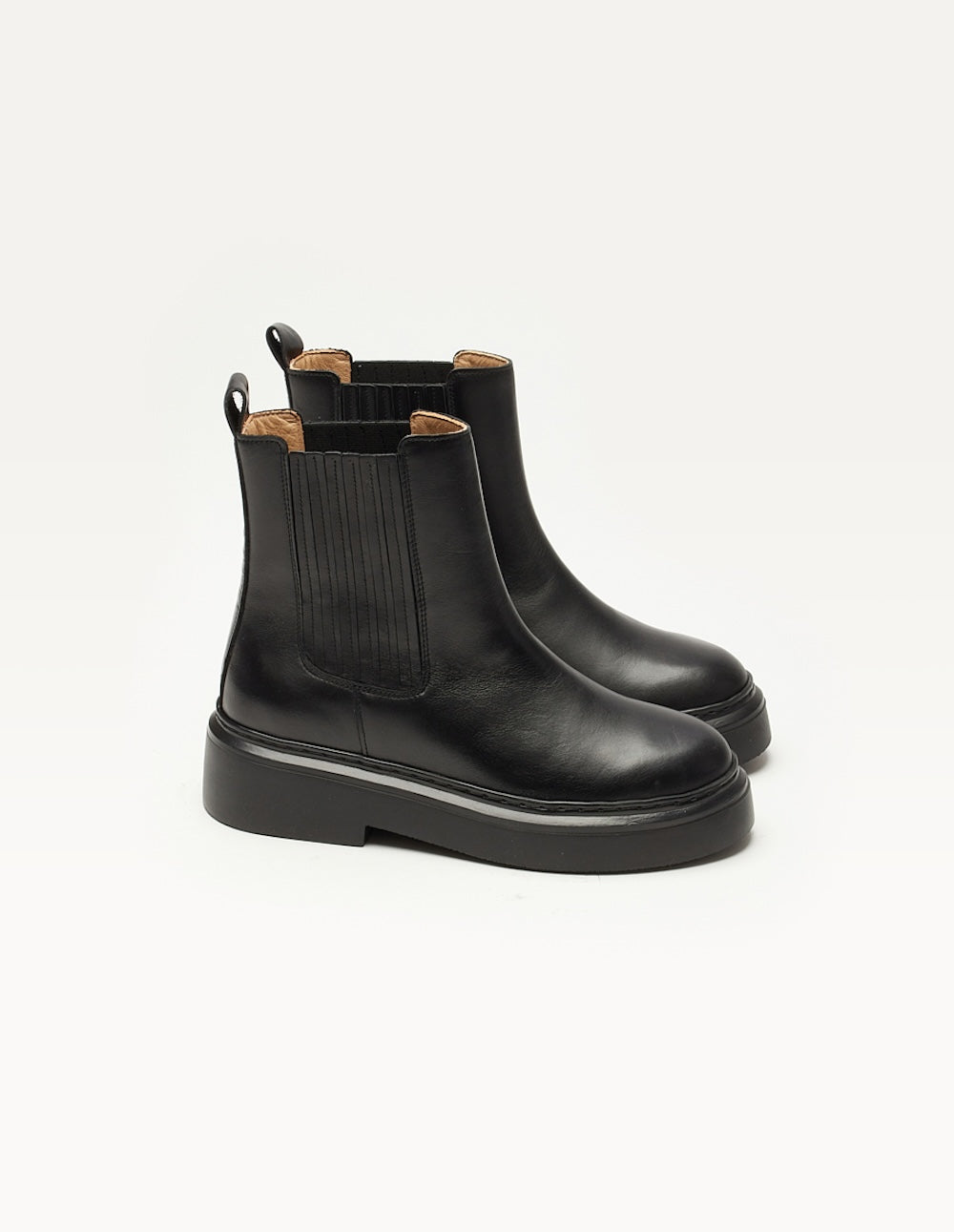 Ankle boots Tiphanie - Black leather