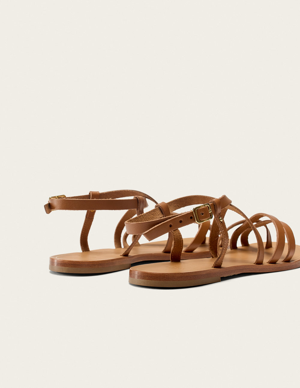 Sandales Alba - Cuir marron