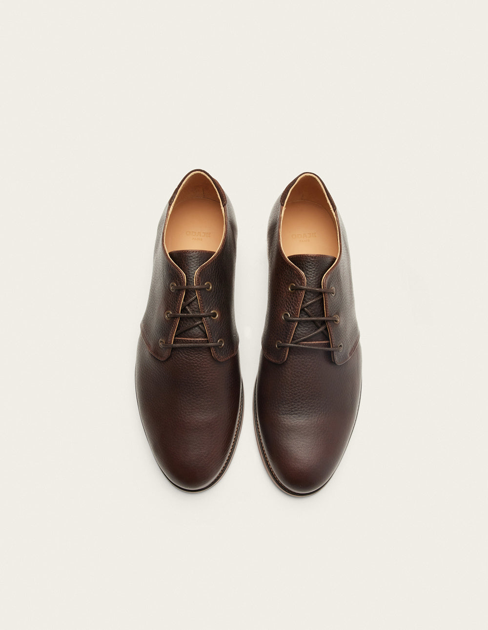 Derbies Alphonse - Pull-up Marron
