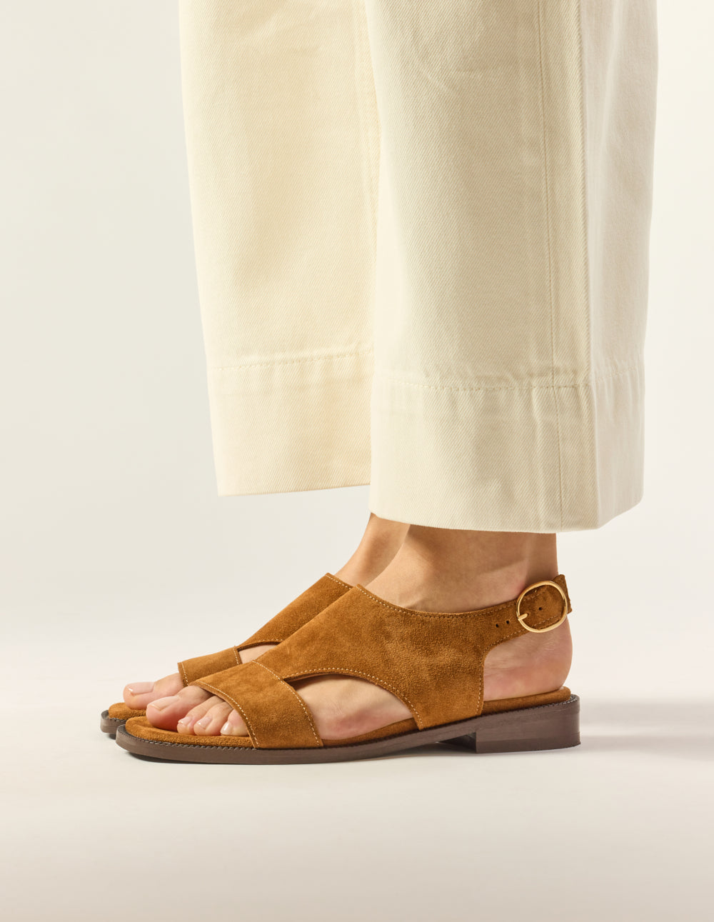 Sandales Corte - Suède ambre