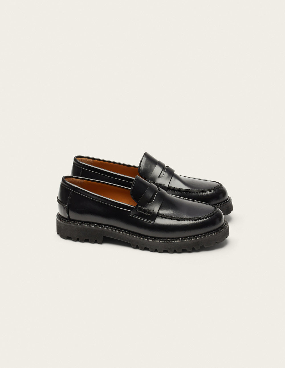 Mocassins Elliot - Cuir box noir
