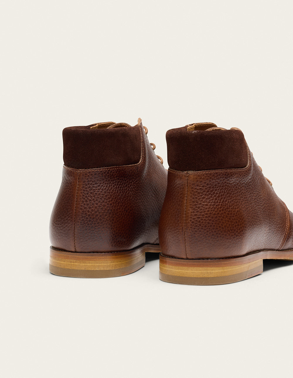 Bottines Gaultier - Pull-up Grainé Marron