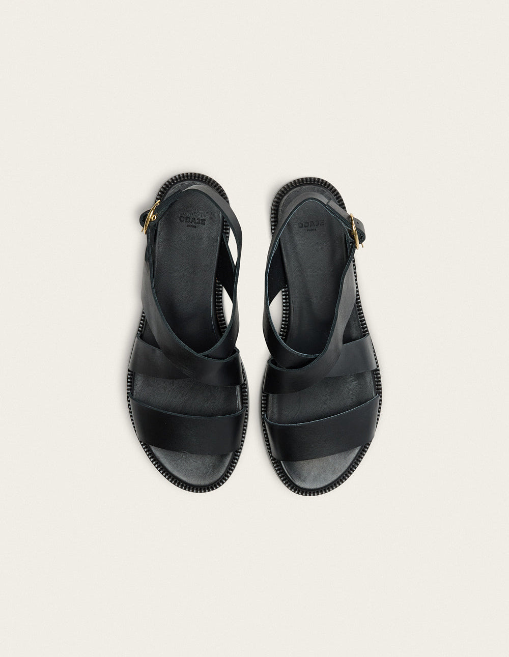 Sandales Iris - Cuir noir