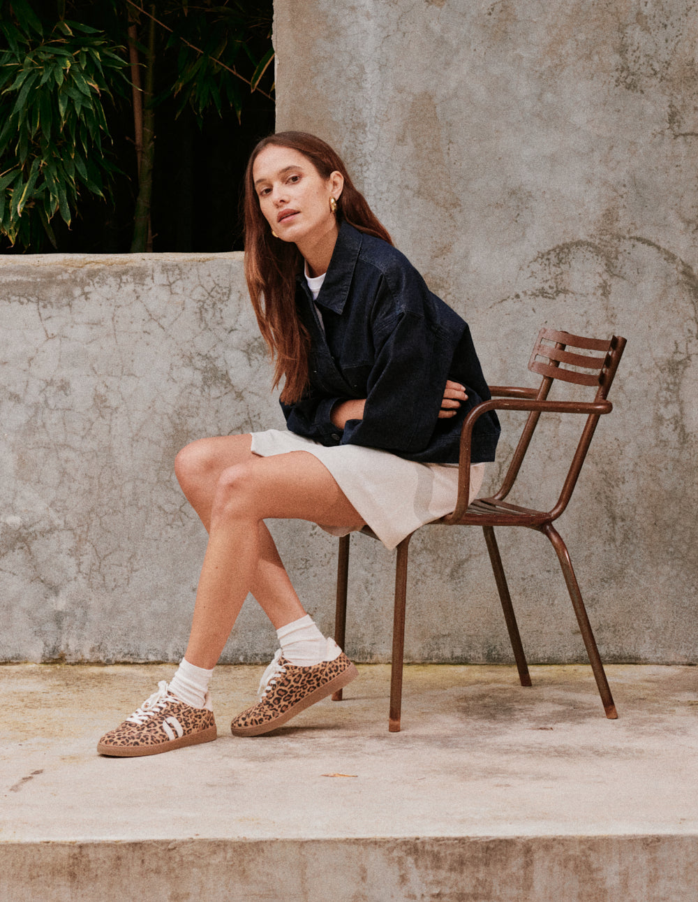 Baskets basses Lucia - Léopard