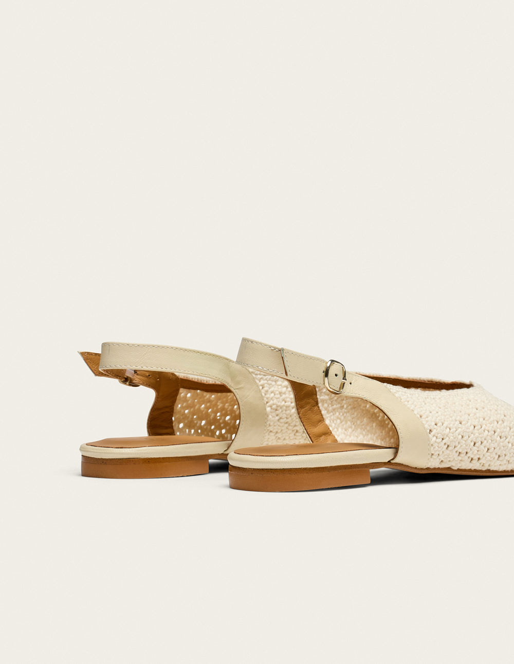 Ballerines Mahana - Tressé écru