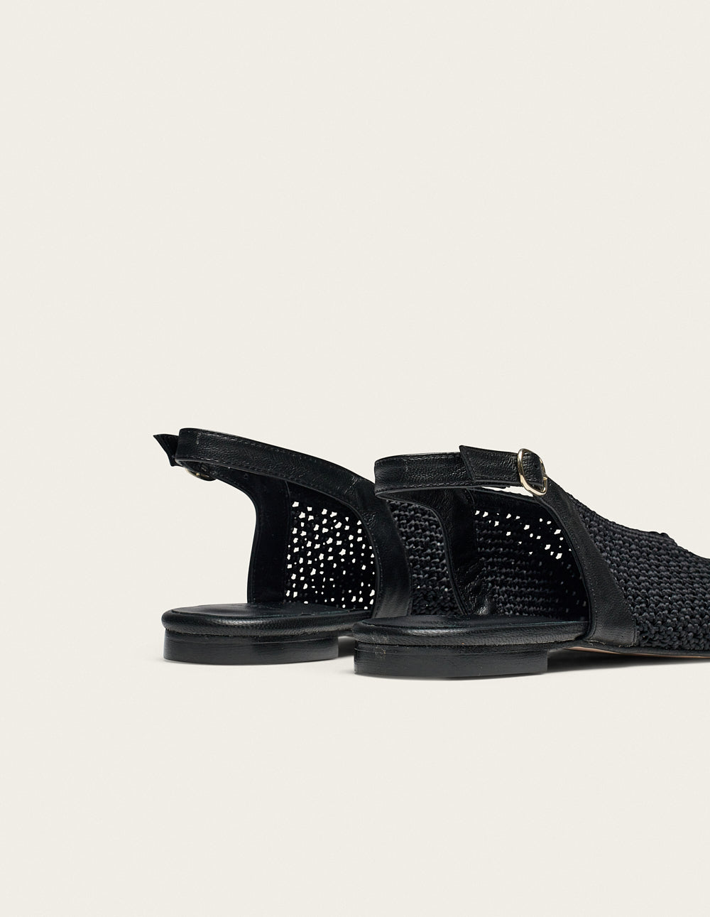 Ballerines Mahana - Tressé noir