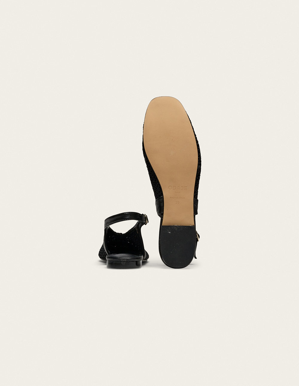 Ballerines Mahana - Tressé noir