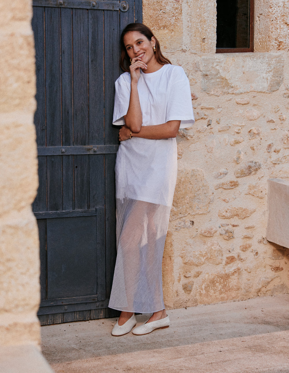 Ballerines Mahi - Tressé écru