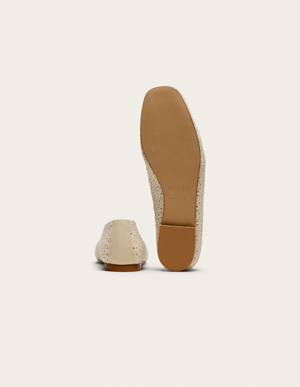 Ballerines Mahi - Tressé écru