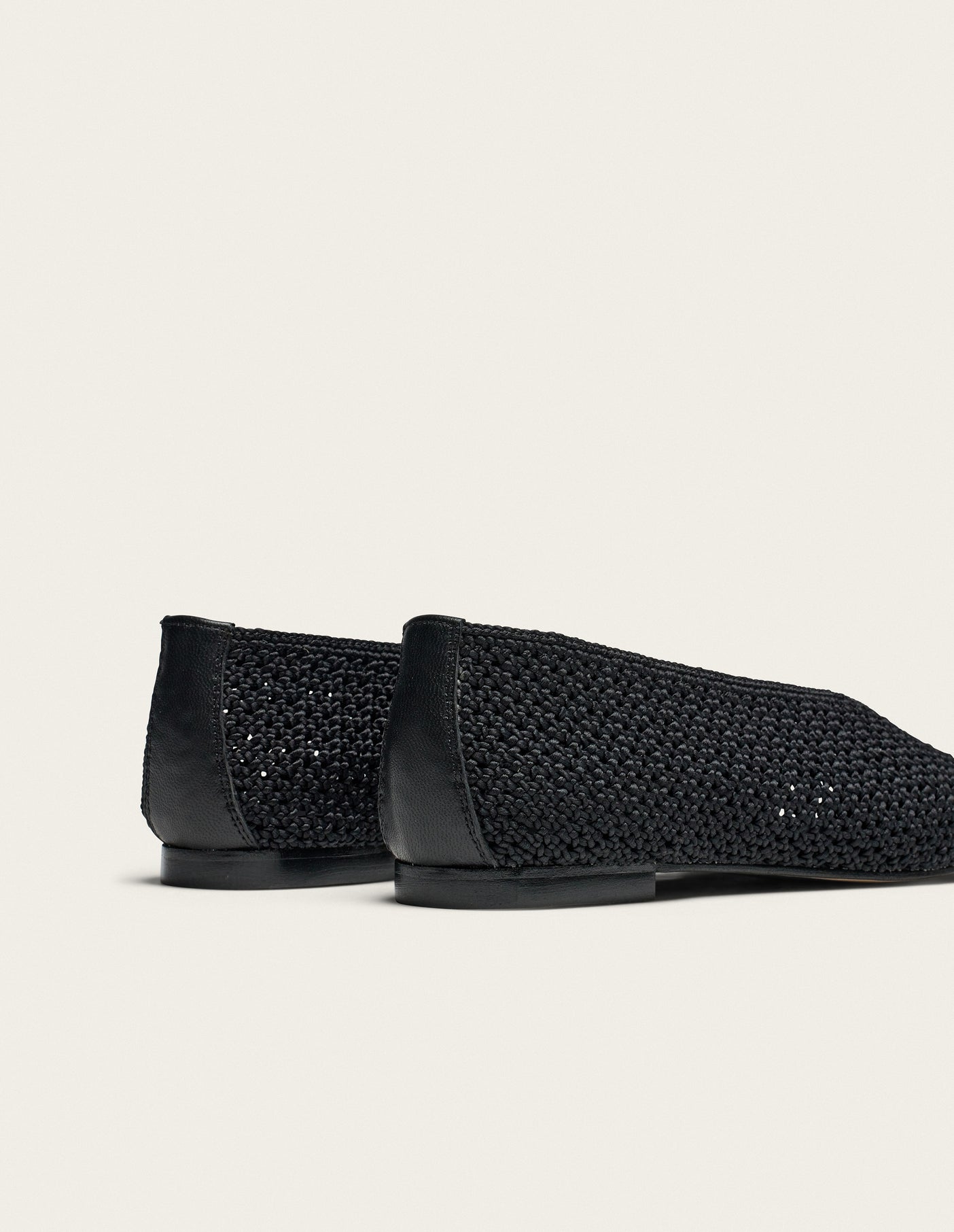 Mahi Ballerinas - Black Braided