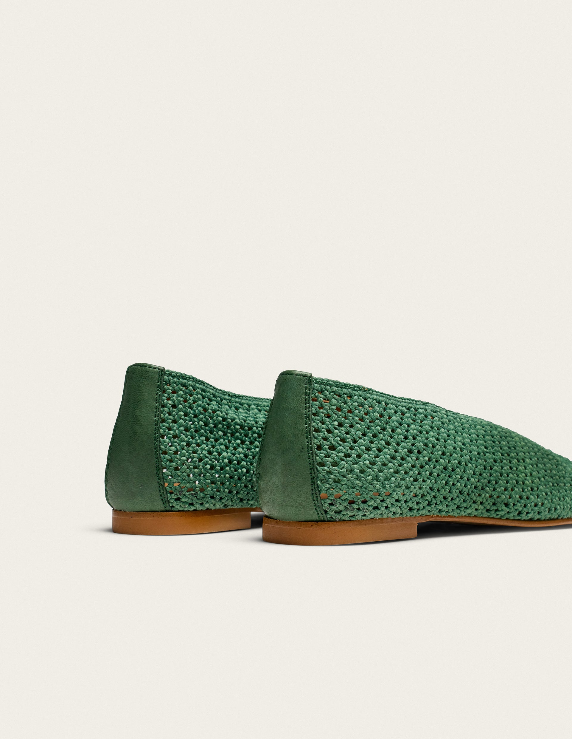 Ballerines Mahi - Tressé vert