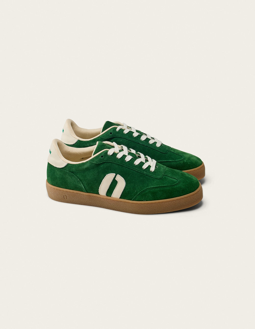 Pablo low-top trainers - Green ecru