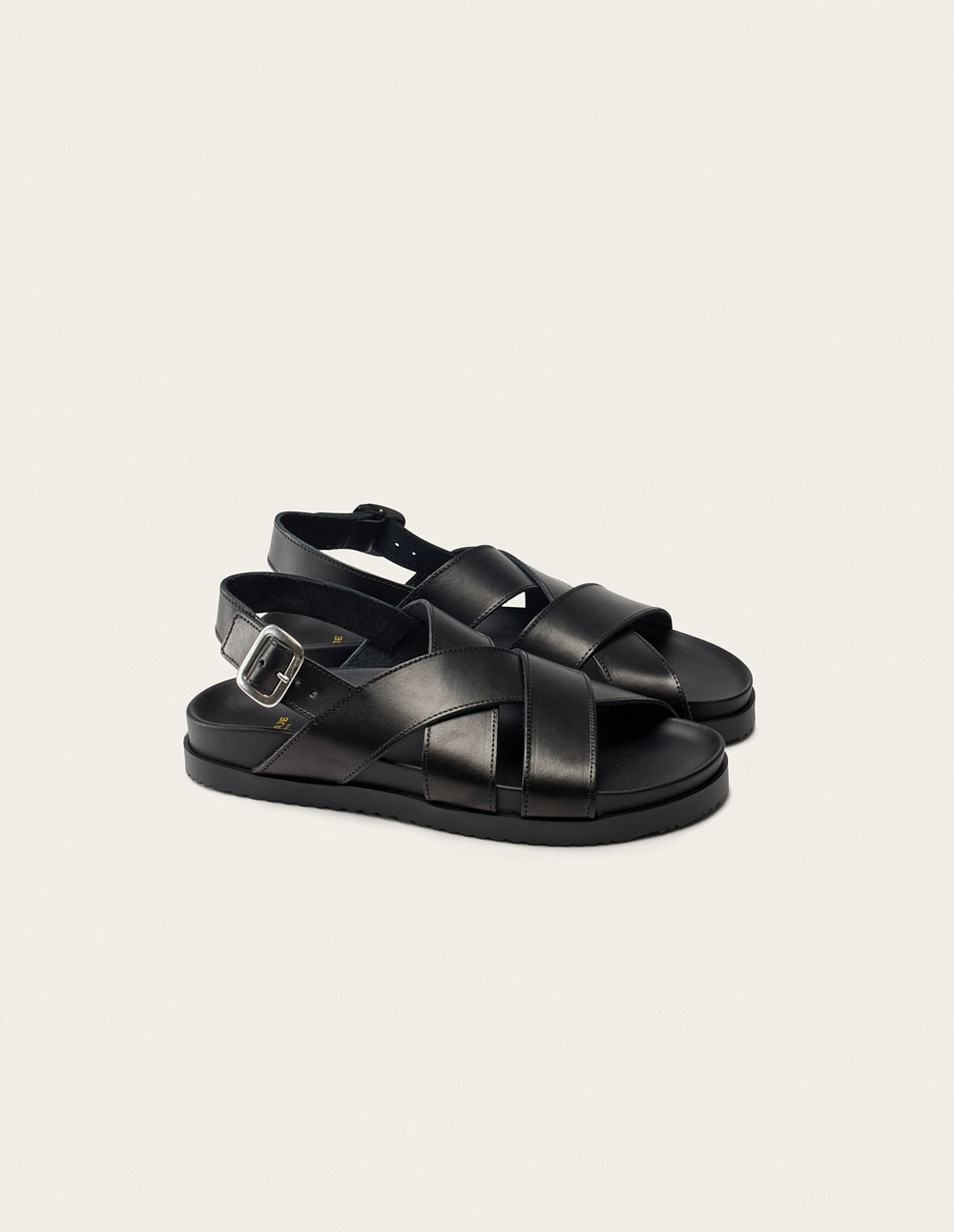 Sandales Sandra - Cuir noir