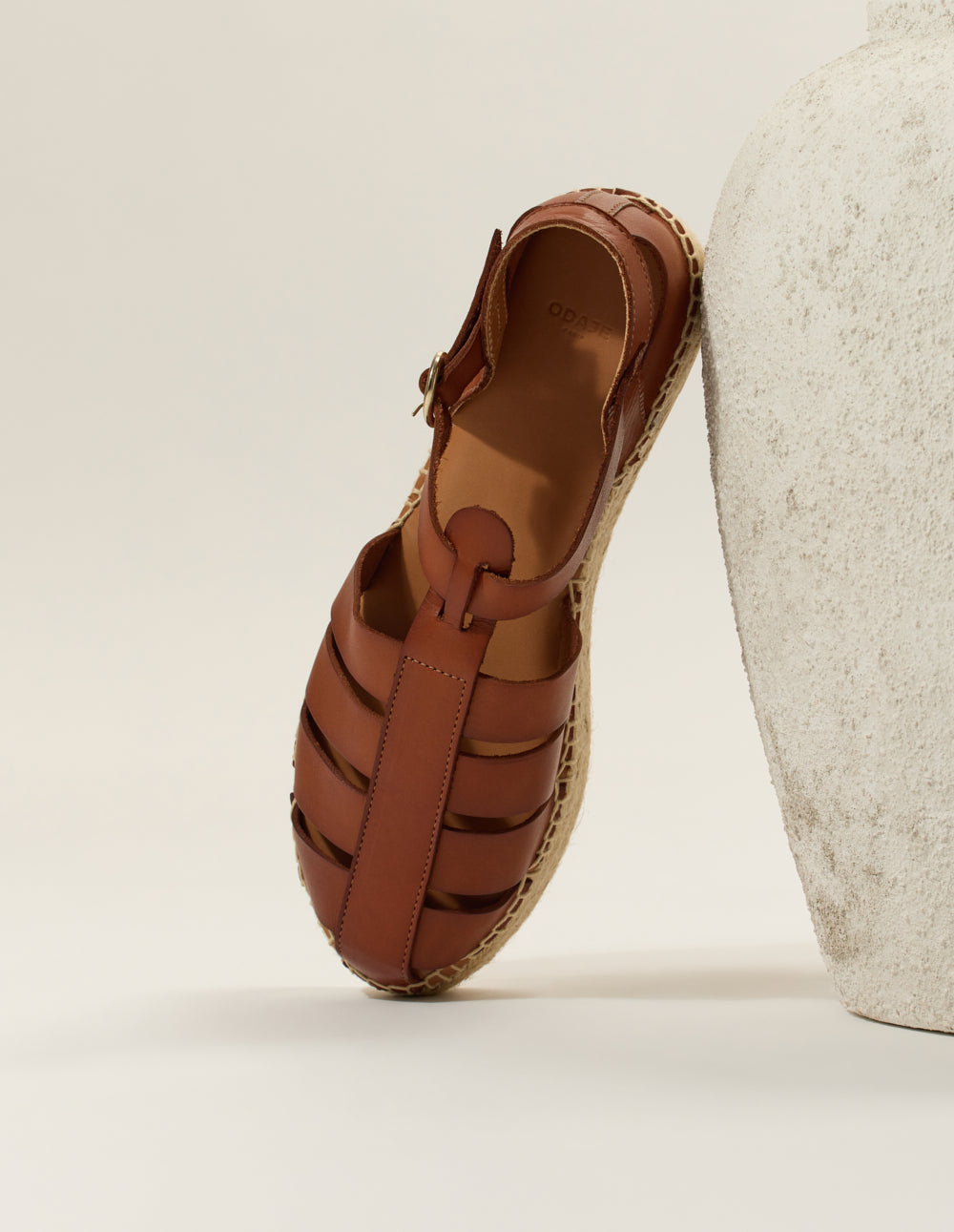 Espadrilles Thais - Cuir marron