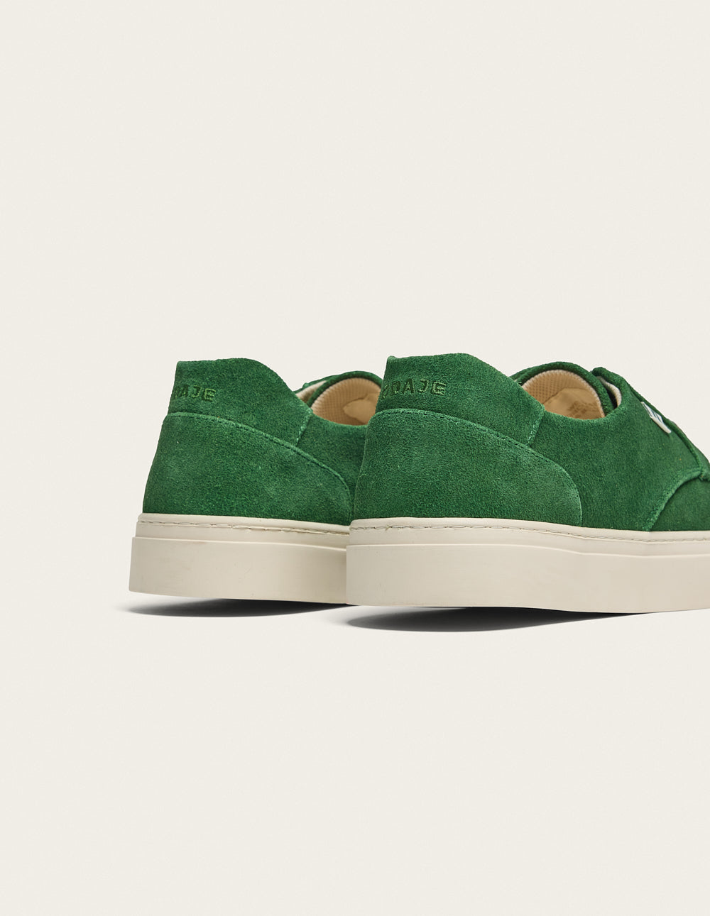 Baskets basses Alexandre - Suède vert