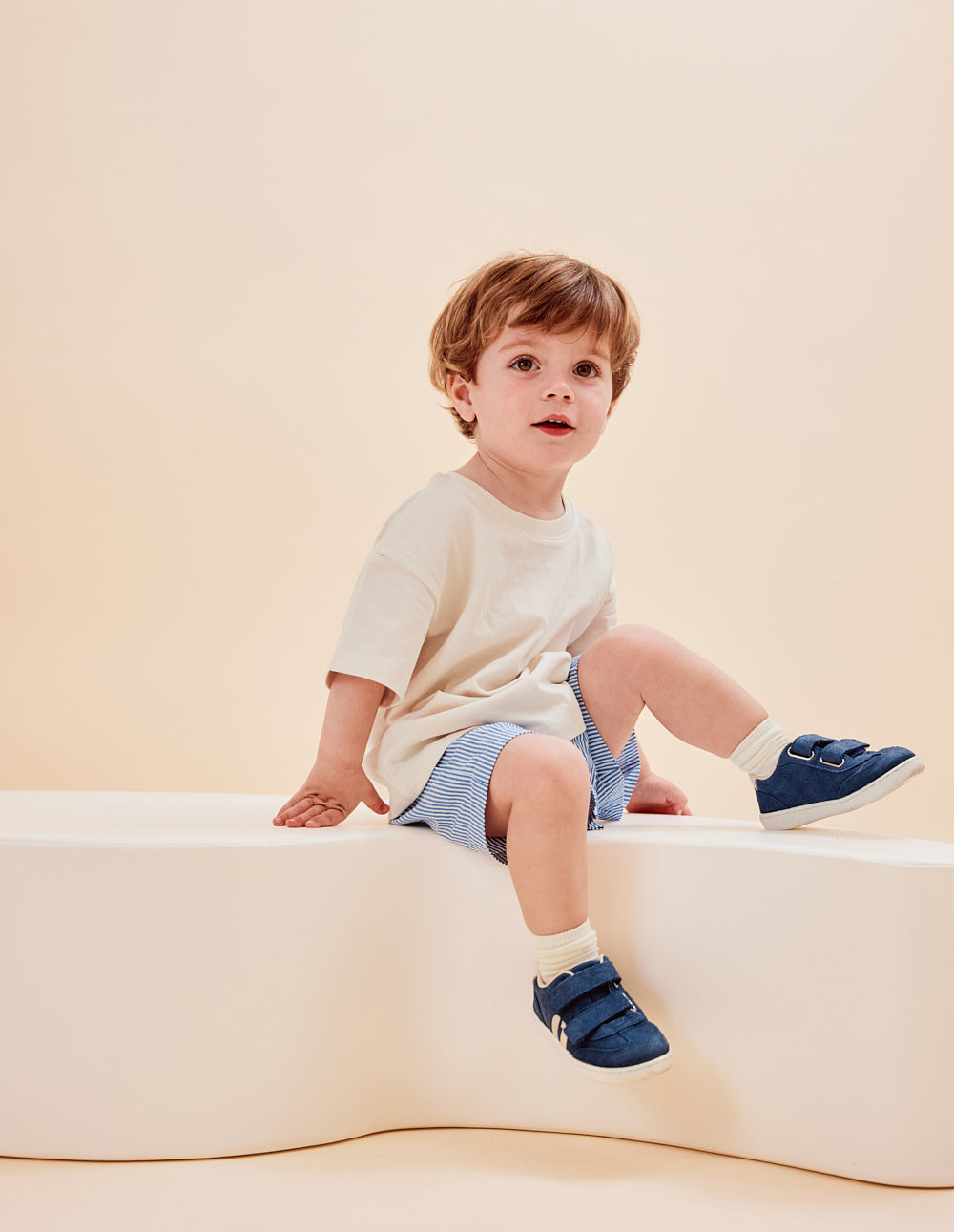 Baskets Enfants Lilo - Bleu écru