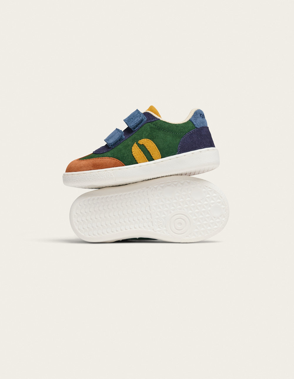 Baskets Enfants Lilo - Brique vert marine