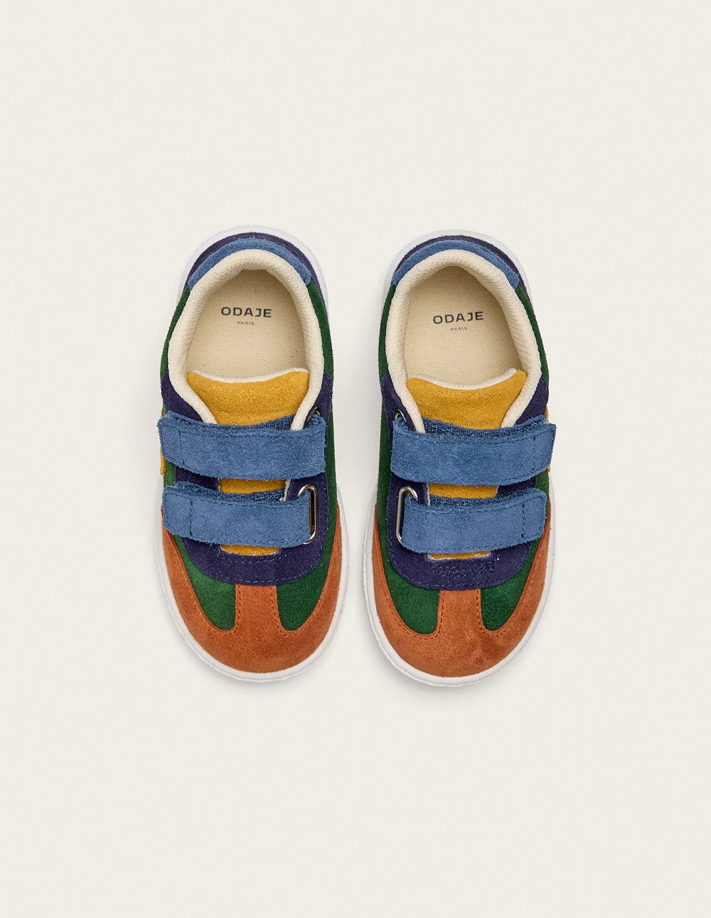 Baskets Enfants Lilo - Brique vert marine