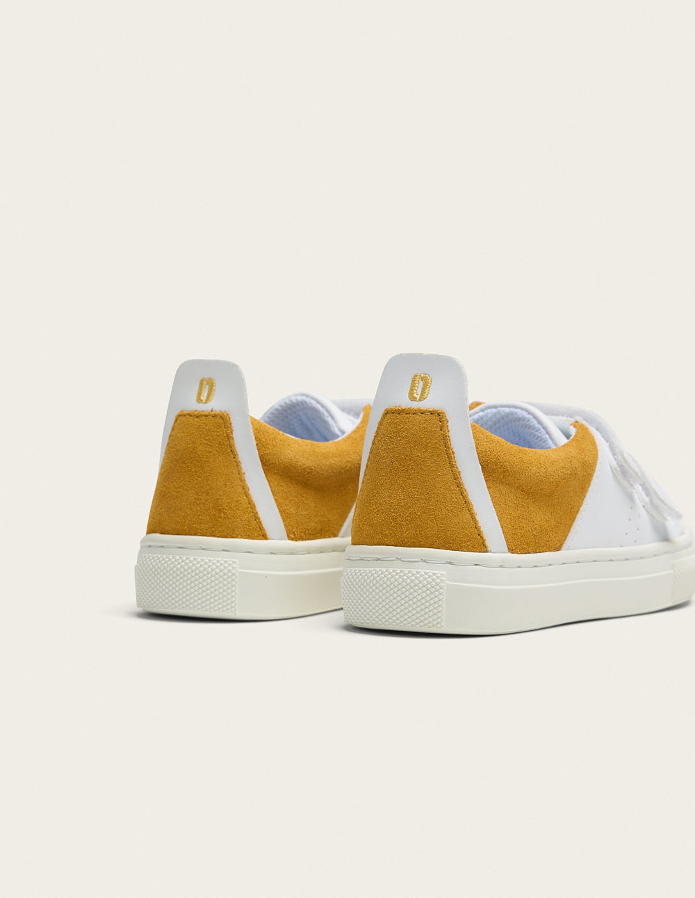 René children's trainers - Mustard white