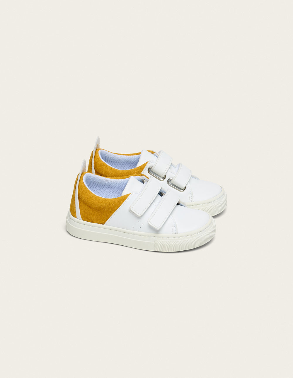René children's trainers - Mustard white