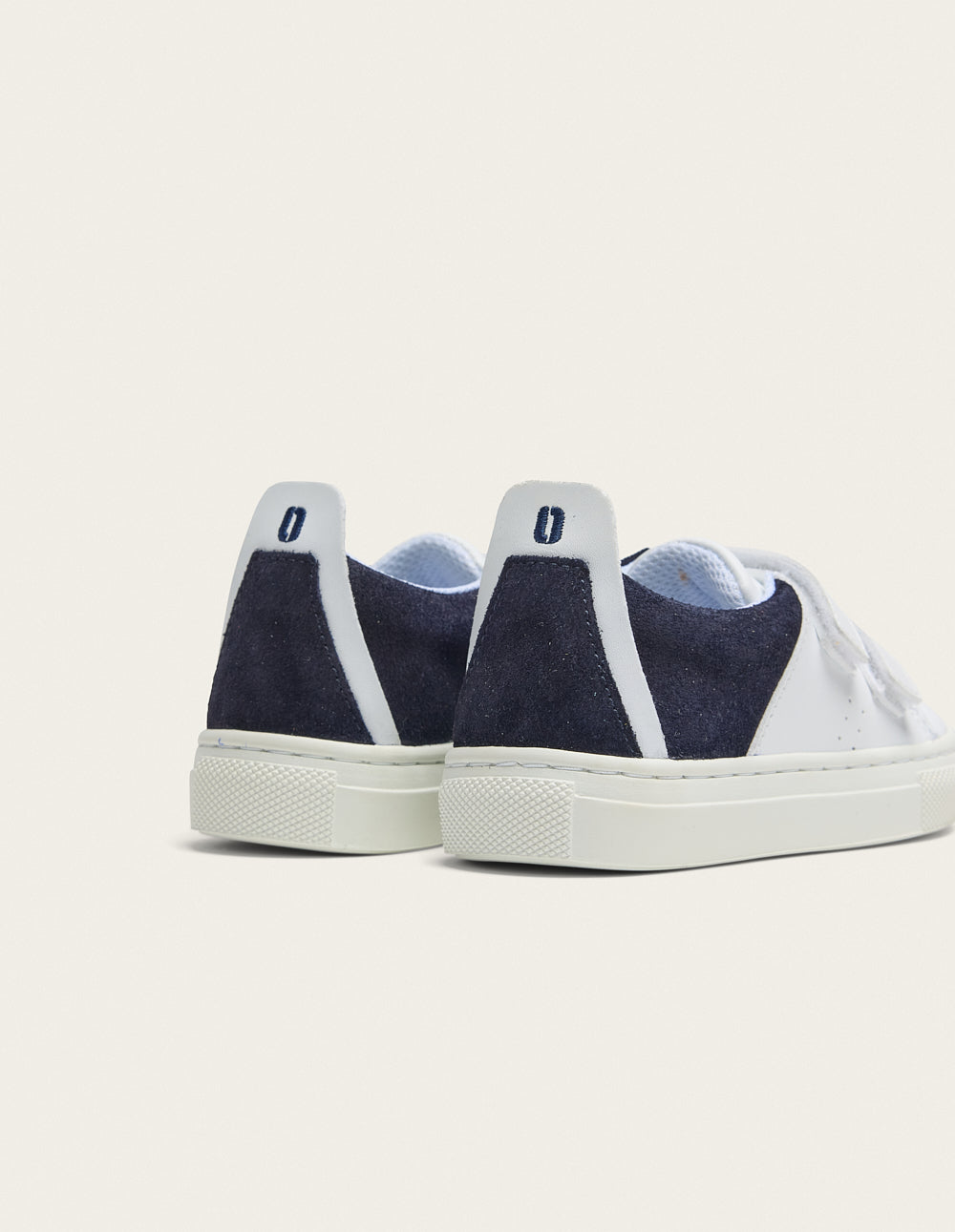 Baskets Enfants René Junior - Blanc marine