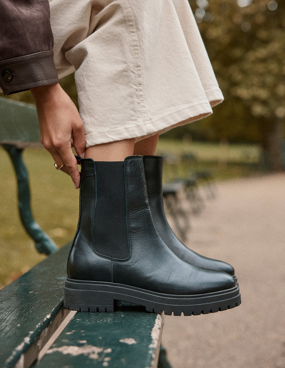 Bottines Amélie - Cuir noir