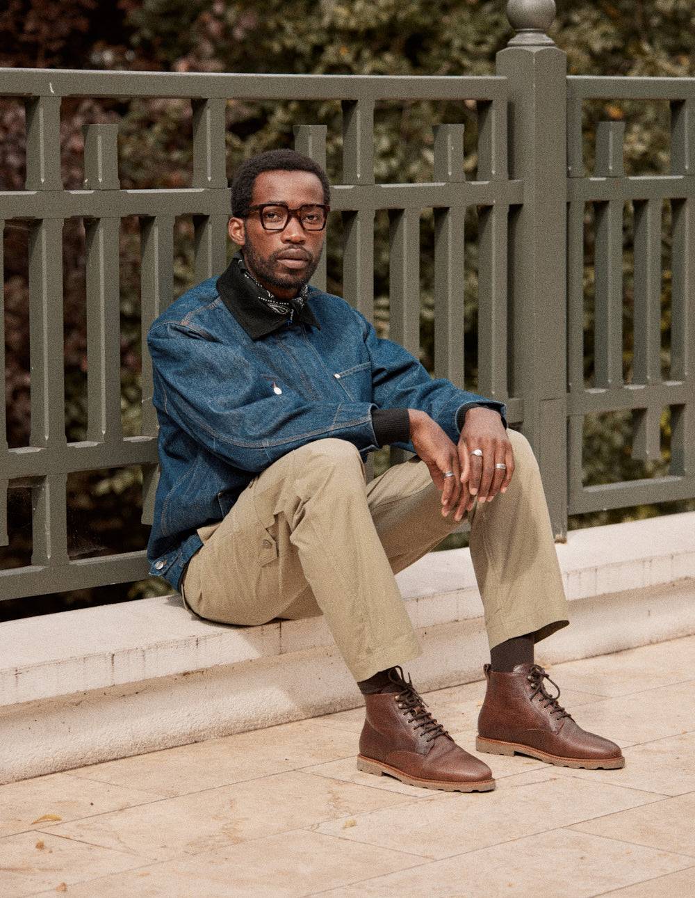 Bottines Eugène - Cuir pull-up grainé marron