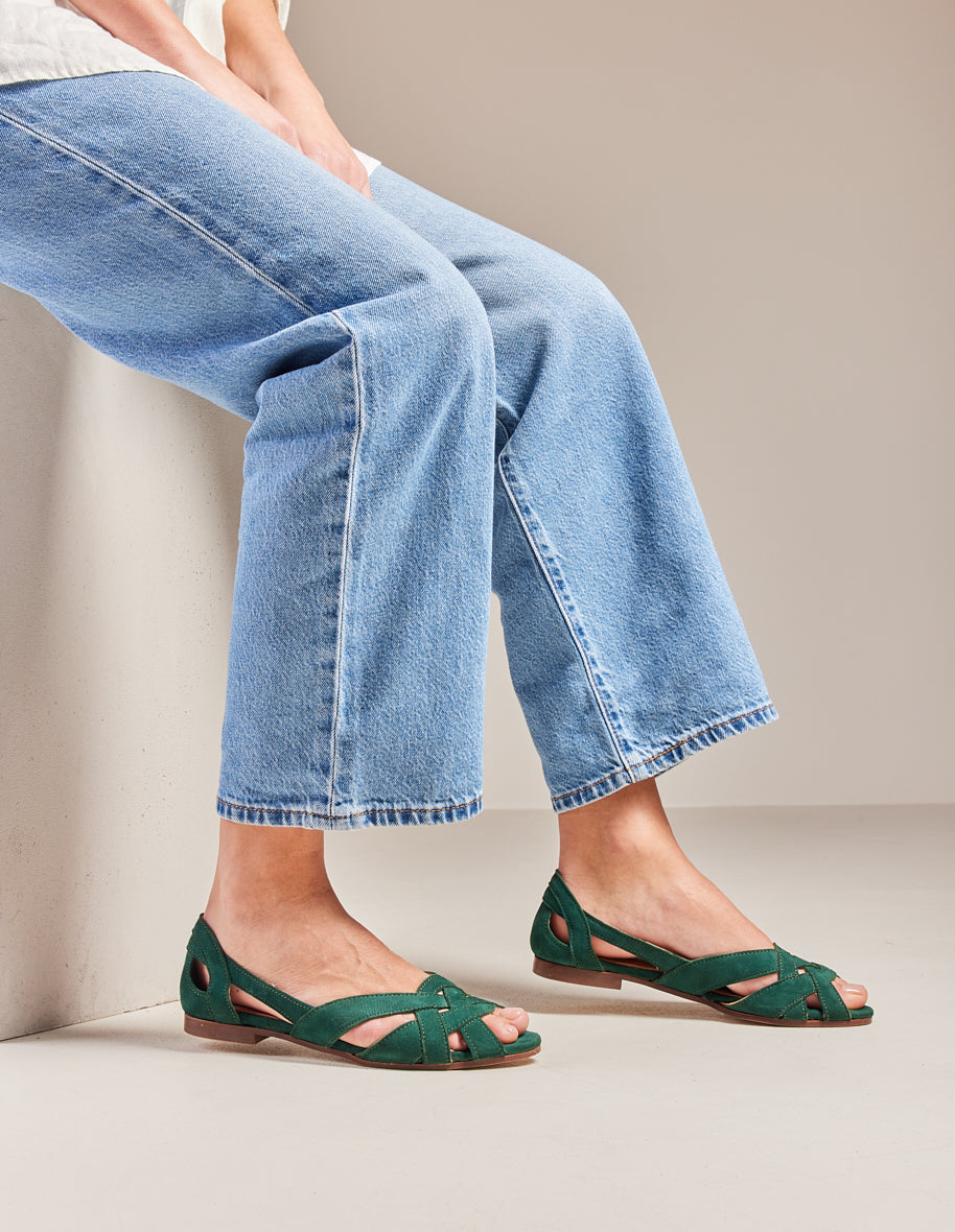 Clémentine Sandales Juliette Moustache Sandales Plates Clémentine Cuir