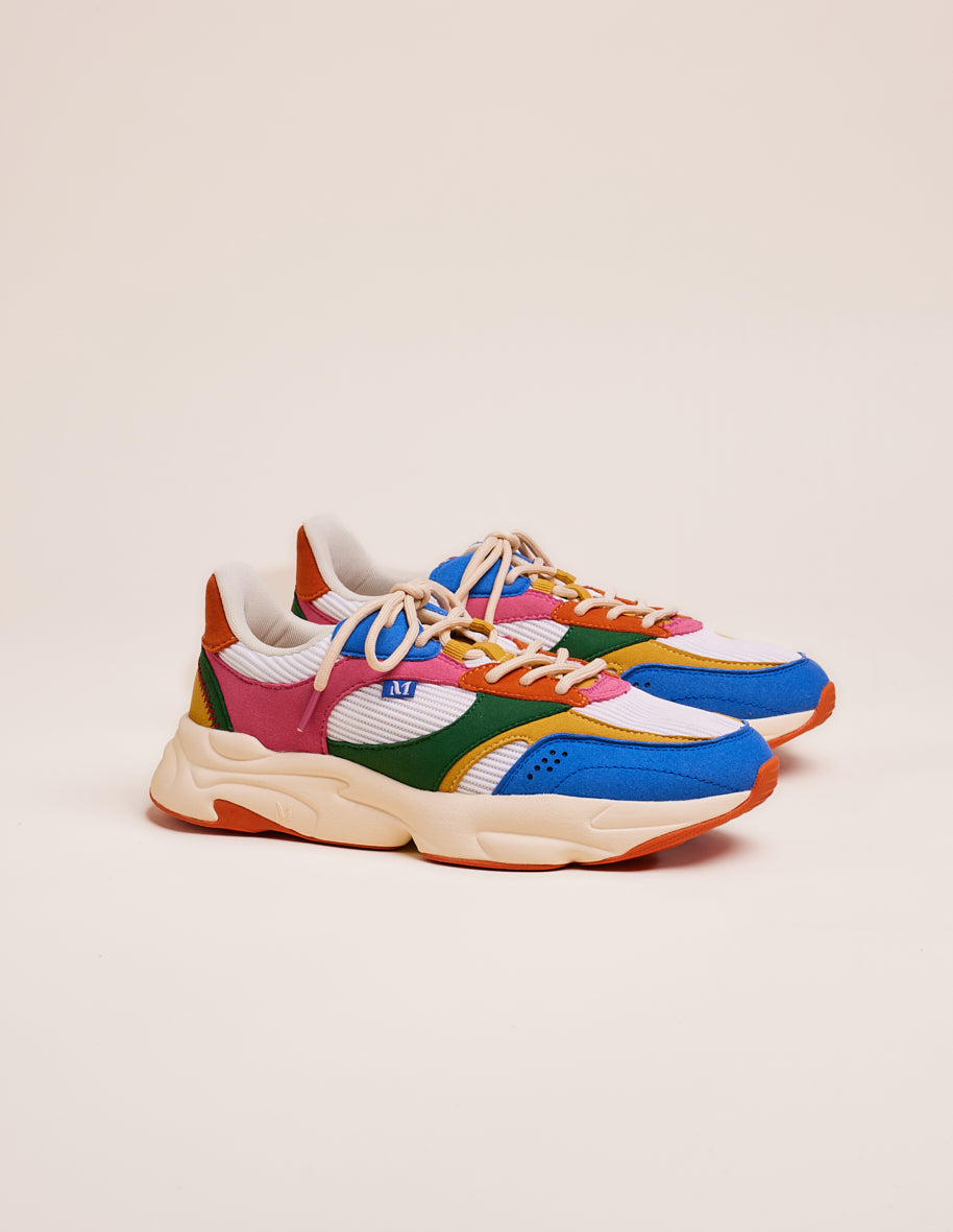 Athletic Shoes Flagship Chunky Trainer In Multi Colour Shop Styli